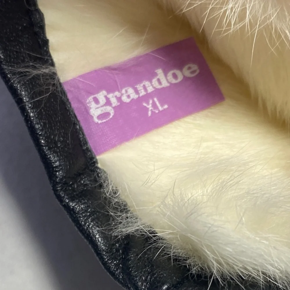 GrandDoe Elegant Black Leather Gloves